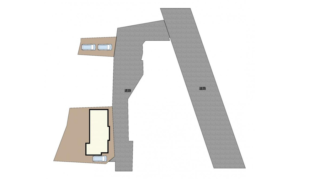 前橋市下細井町　中古住宅の区画図|◇土地67.26坪◇