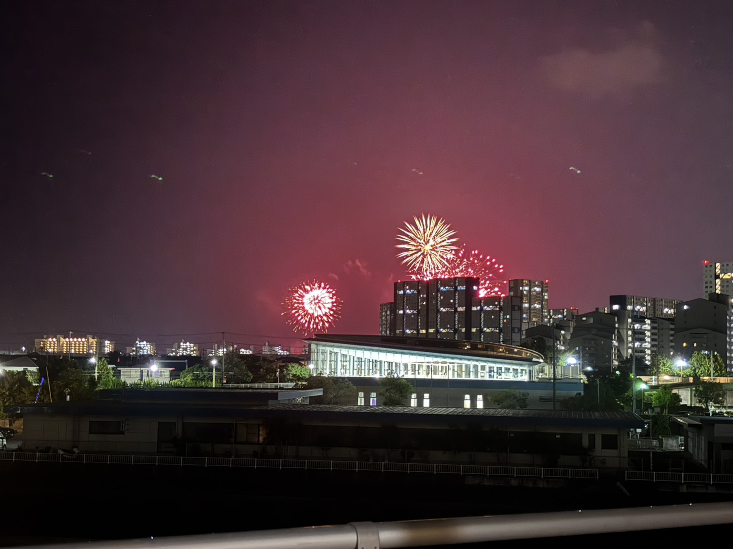 芦屋ハイタウンの展望|花火が見えます。