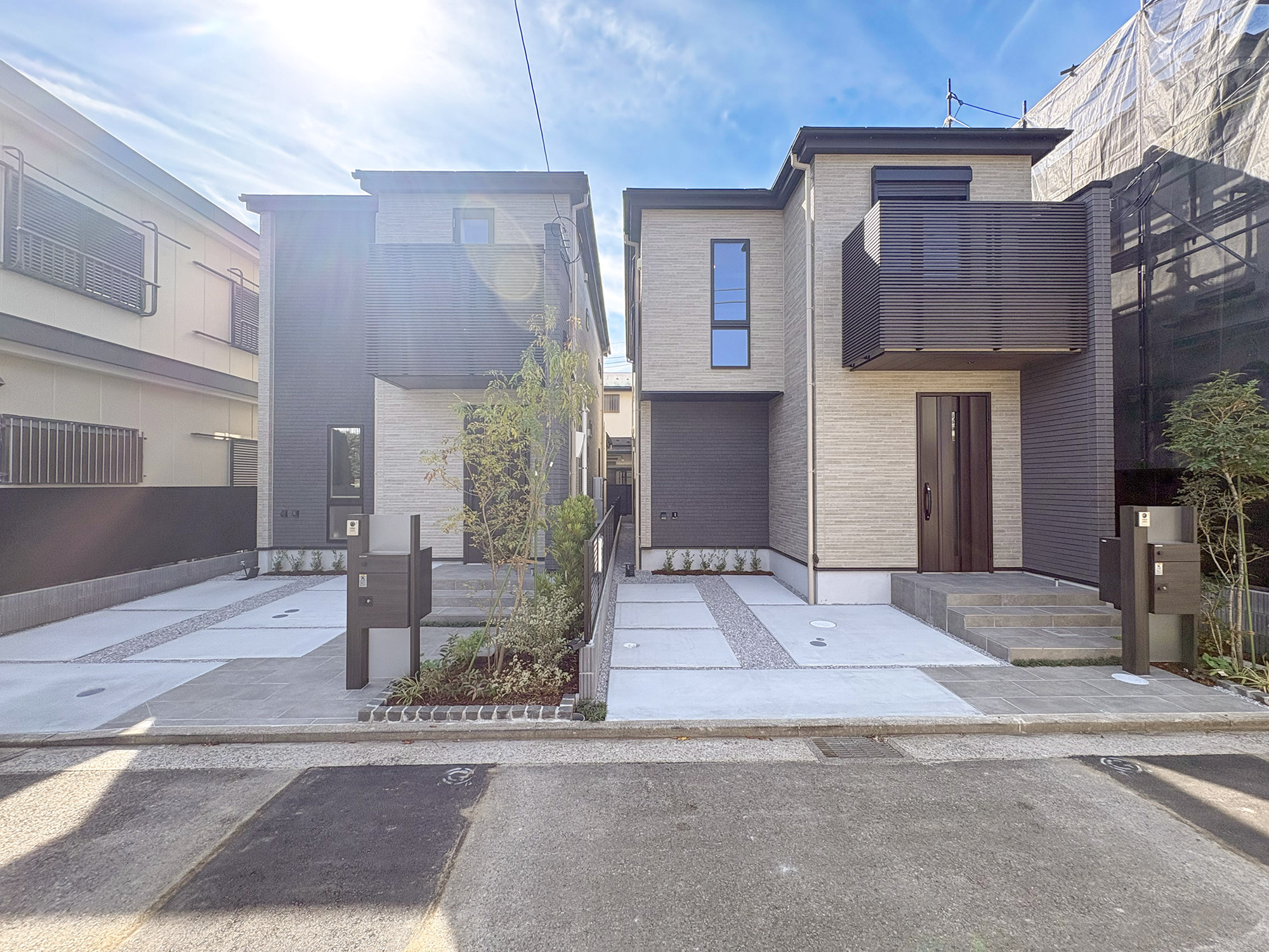 新築分譲［ミラクラス境南町Ⅳ］の前面道路含む現地写真|現地写真（2026年10月撮影）