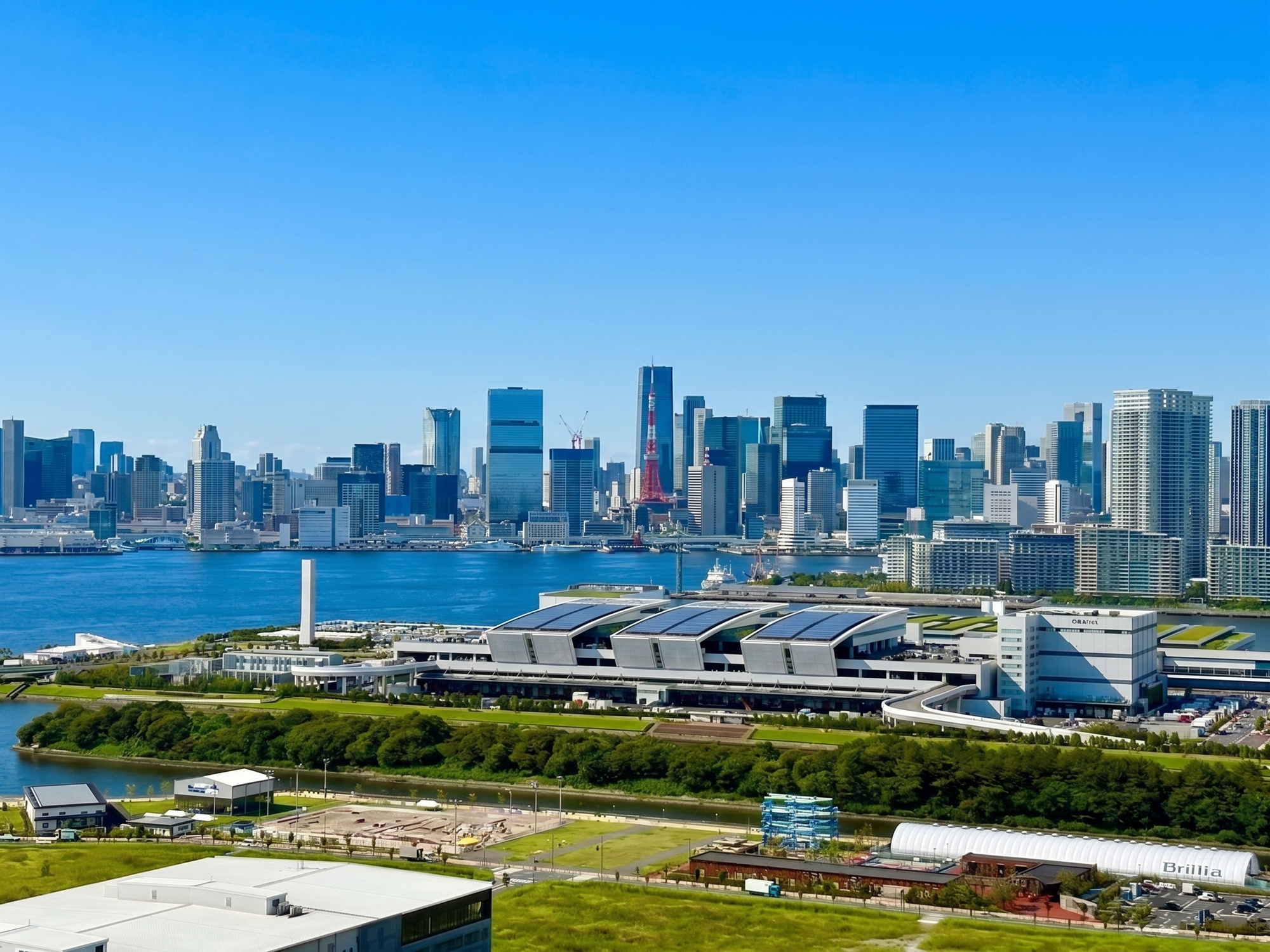 シティタワーズ東京ベイ WEST TOWERの展望|東京タワーも望めます。