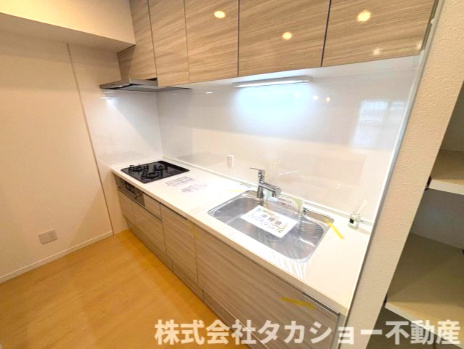プラザ学園前　第10号棟のキッチン|お料理しやすいキッチンです