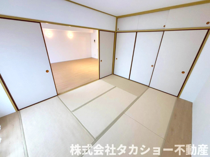 プラザ学園前　第10号棟の和室|和室ならではの温かな和の空間で寛ぎの時間を過ごせます