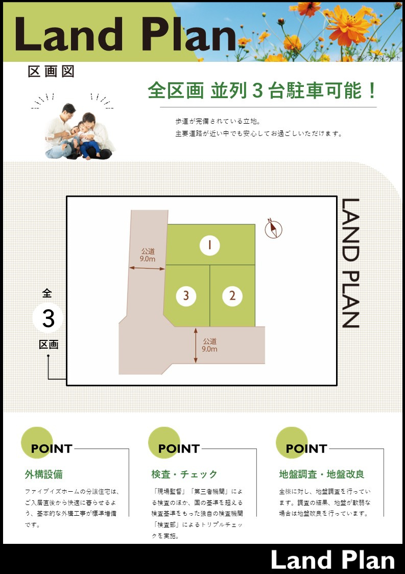 【上柴町東２丁目　区画図】