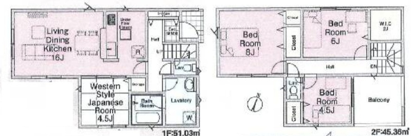 【5号棟　間取図】
