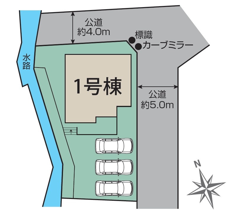 ブルーミングガーデン　函南町柏谷2期の区画図|1棟限りの販売です！