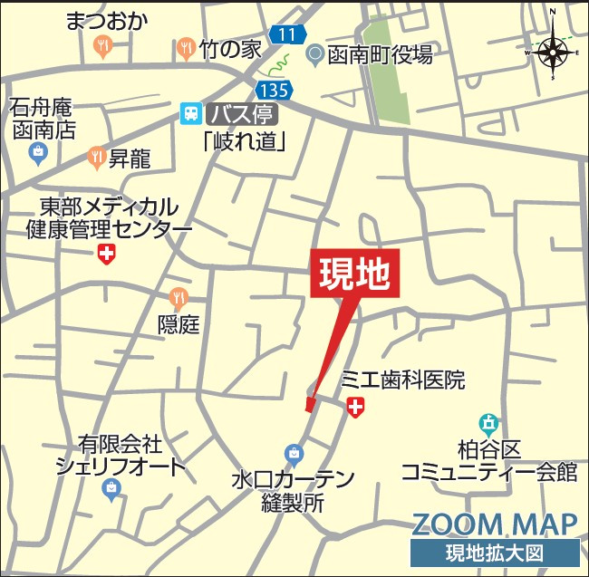 ブルーミングガーデン　函南町柏谷2期の地図