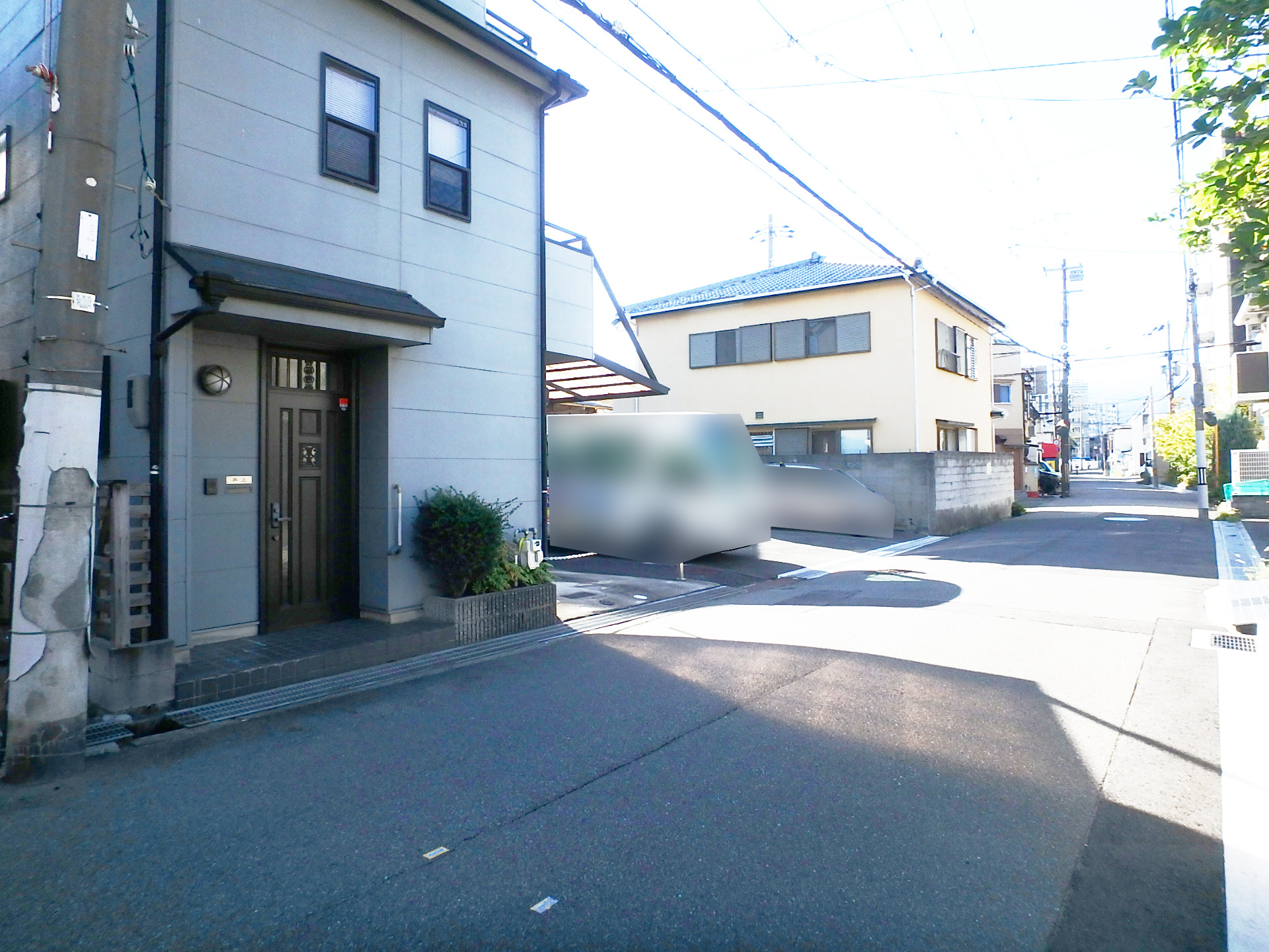 西宮市津門川町戸建の前面道路含む現地写真