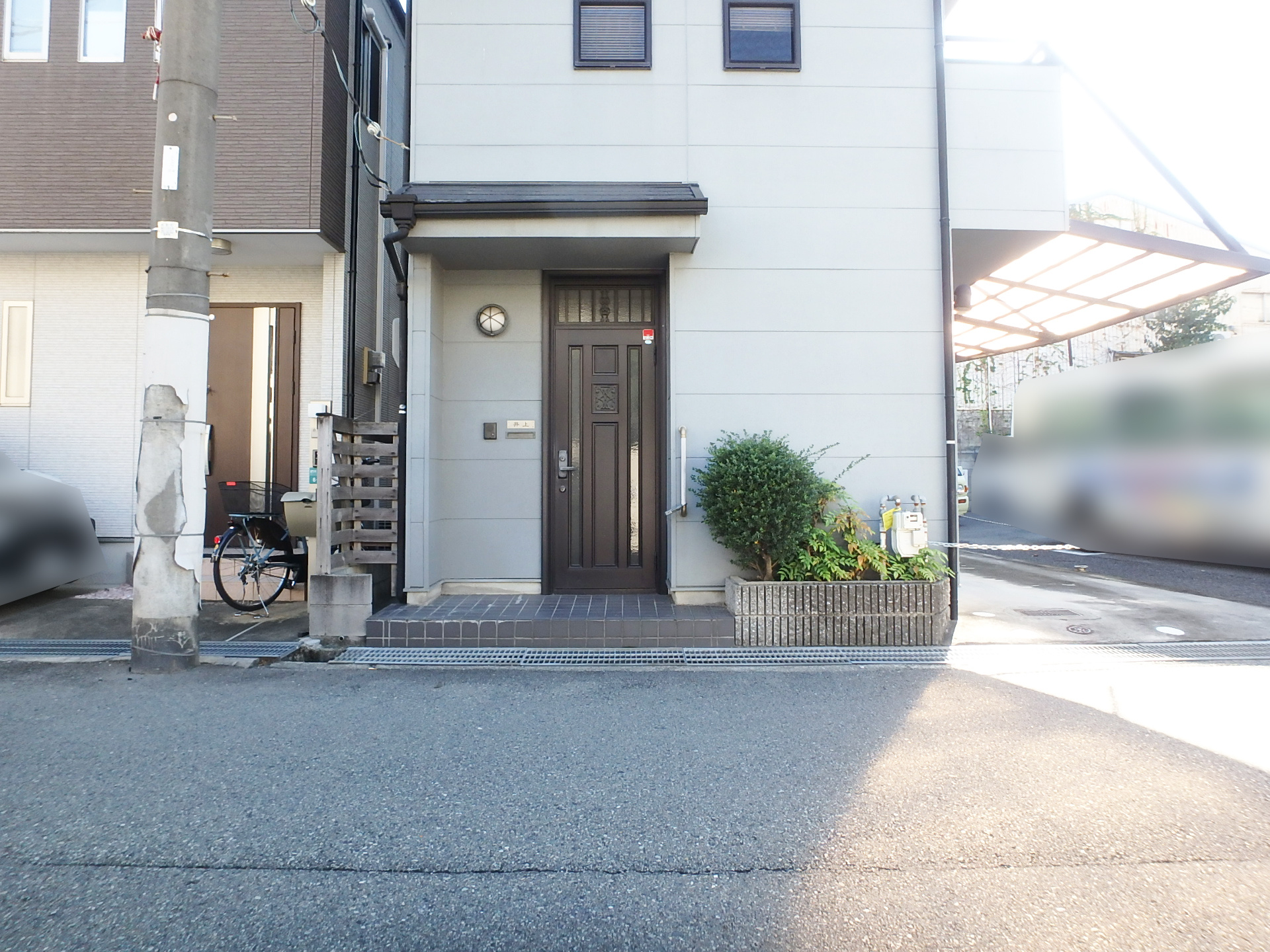 西宮市津門川町戸建の前面道路含む現地写真