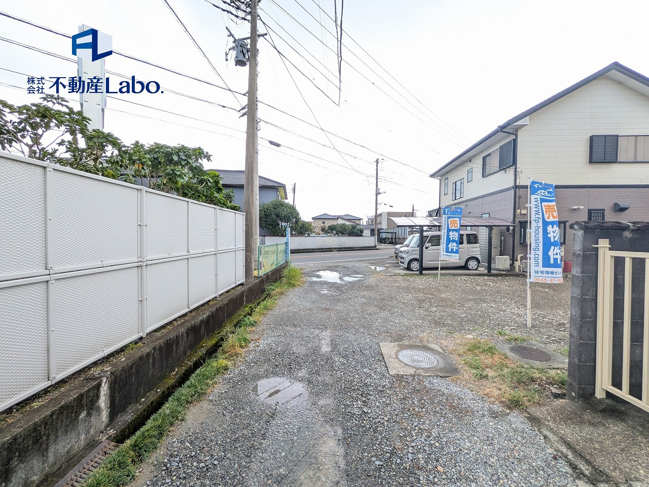 富士市水戸島二丁目5期　全1棟の前面道路含む現地写真