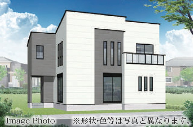 横浜市神奈川区西寺尾3丁目 新築戸建て【仲介手数料無料】の外観パース