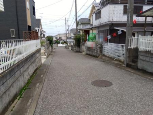 三ヶ尻　前面道路