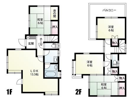 三ヶ尻　間取図