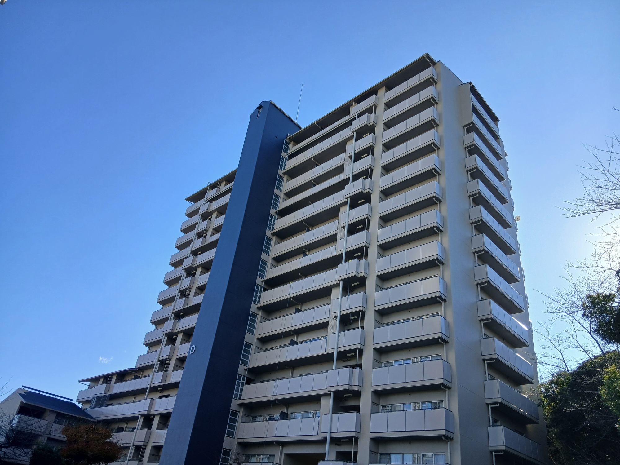 藤和さやまハイタウンＤ棟の外観