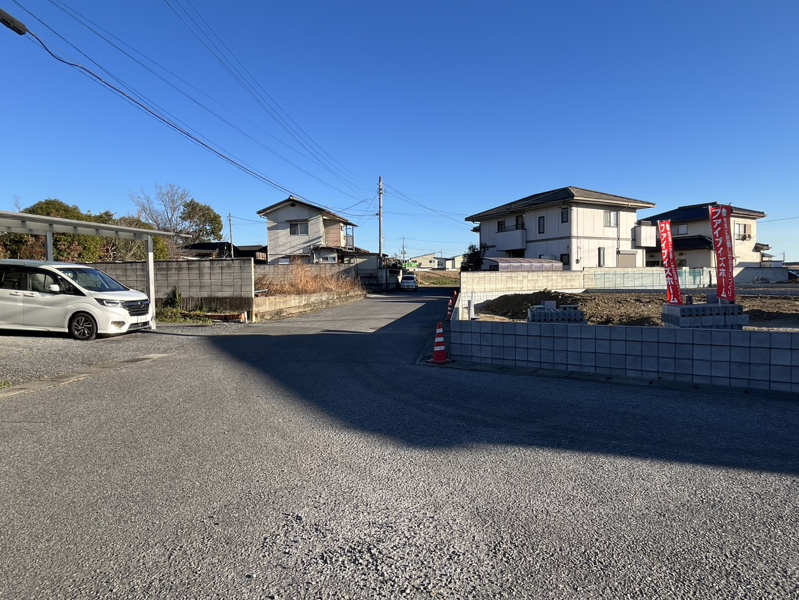 《大橋町5期現地(2026年1月撮影)》北側6.0ｍ公道