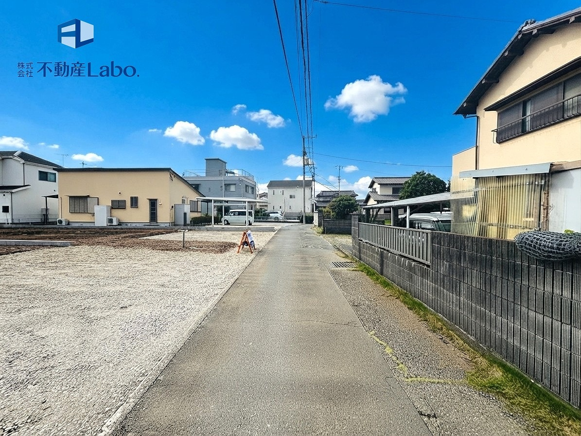 ハートフルタウン　沼津市大諏訪459番　全2棟　の外観|●A号棟外観●
全棟敷地面積７０坪以上！
カースペースは並列2台以上を確保♪
