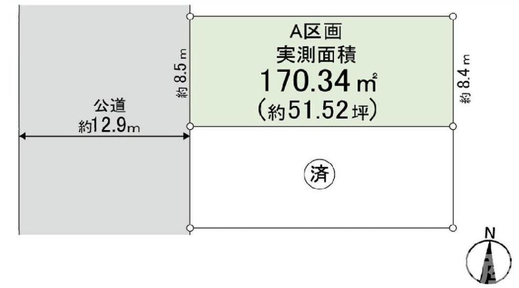 逗子市久木8丁目２１－９（旧住所）売地の土地図