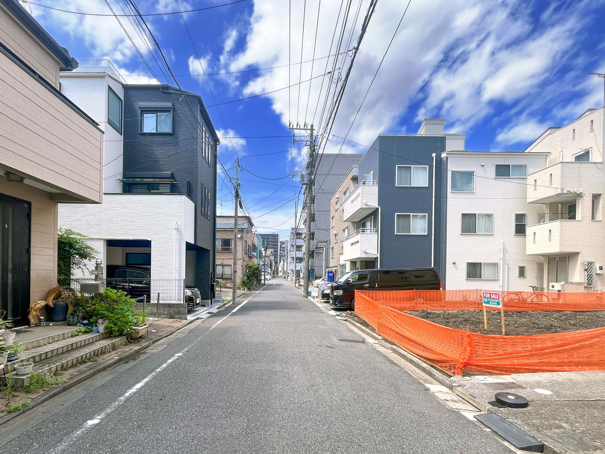 宅地分譲［江東区東陽１丁目］の前面道路含む現地写真|現地写真（2026年9月撮影）