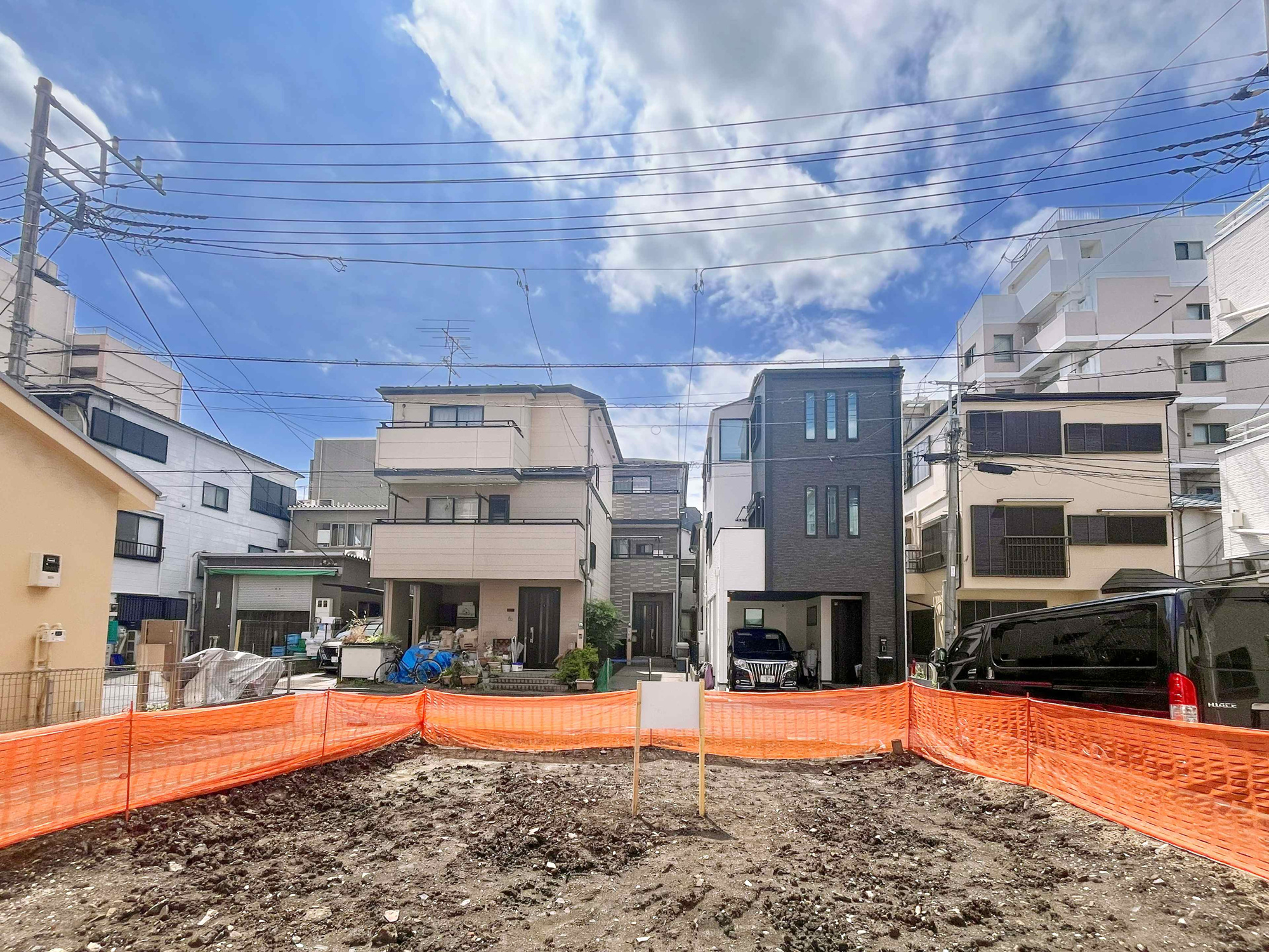 宅地分譲［江東区東陽１丁目］の外観|現地写真（2026年9月撮影）