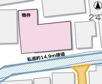 大田区1棟アパートの区画図