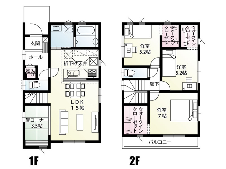 【1号棟　間取図】