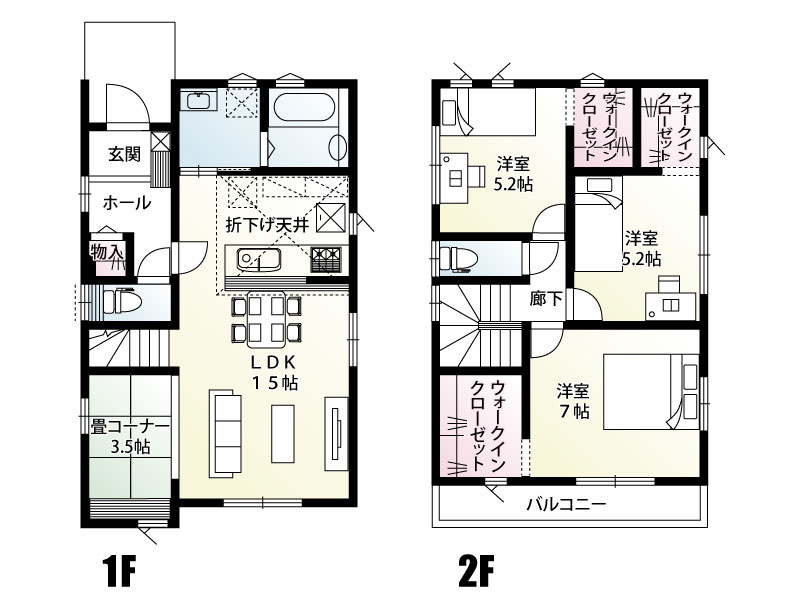 【1号棟　間取図】