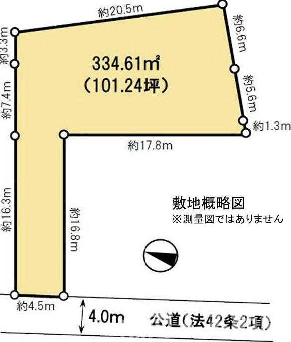 茅ヶ崎市中海岸３丁目２－１２売地の土地図