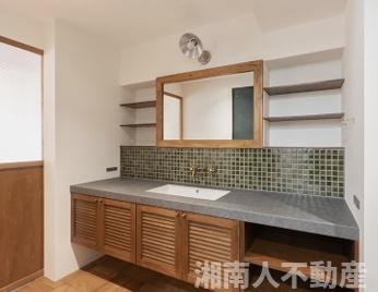 ◆内装がオシャレ！　クリオ茅ヶ崎柳島海岸の独立洗面台|使いやすい独立洗面台です