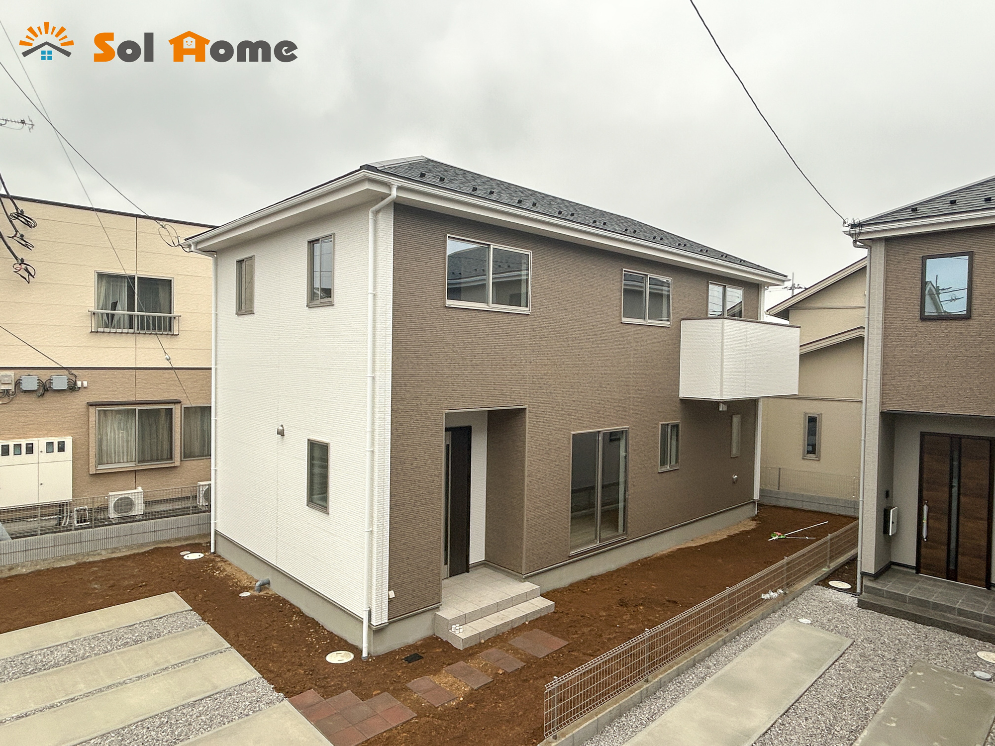 前橋市北代田町1期　新築住宅全3棟の外観|◆本日のご案内も大歓迎です♪◆ 図面や写真では分からない部分を不動産のプロが丁寧にご説明いたします！！ 年中無休のソルホームはいつでもお問い合わせをお待ちしております♪