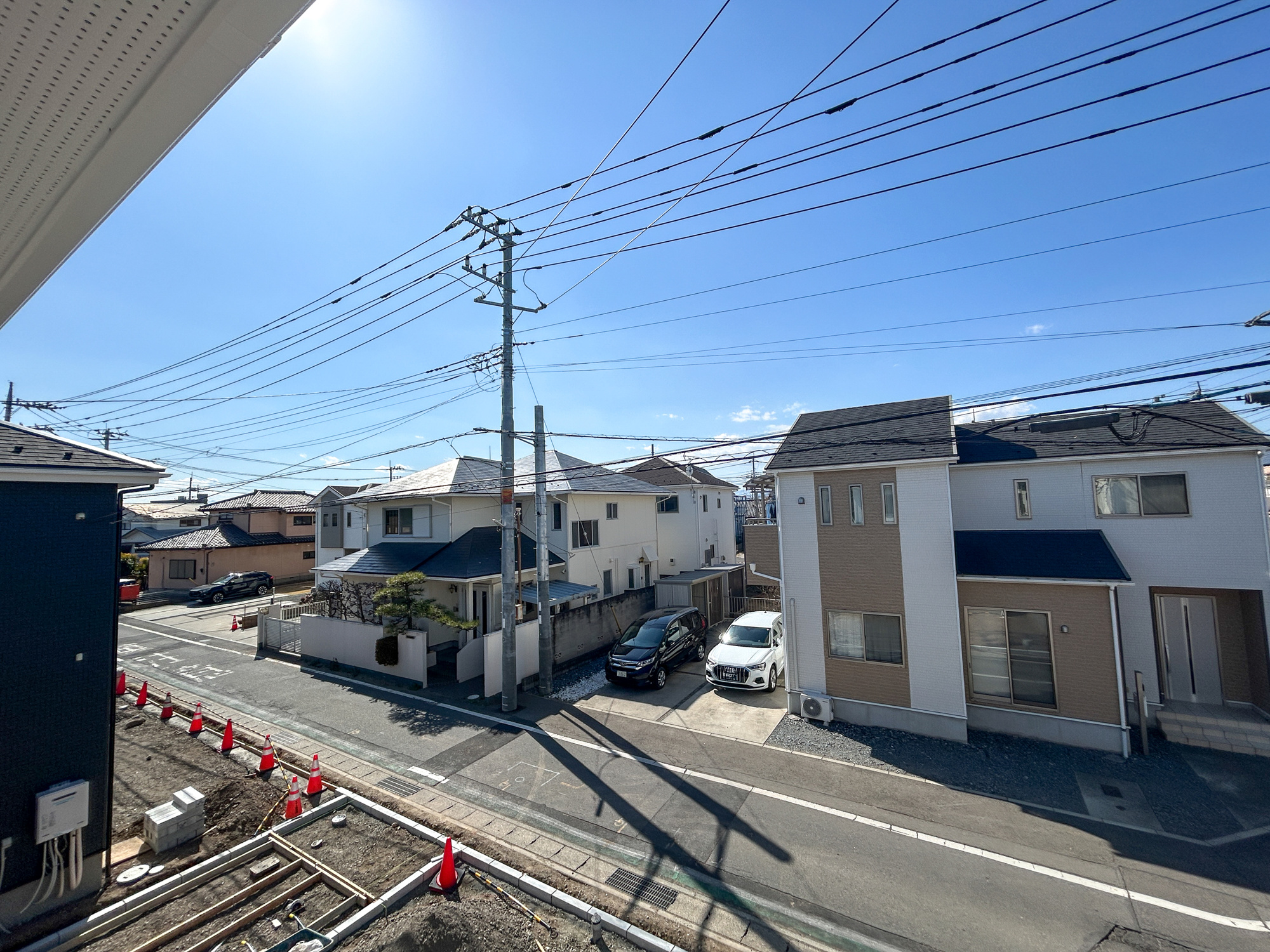 前橋市北代田町1期　新築住宅全3棟の展望|見晴らしの良い眺望は開放感たっぷり♪