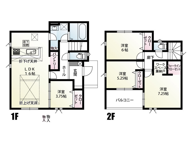 【天神町1号棟　間取図】