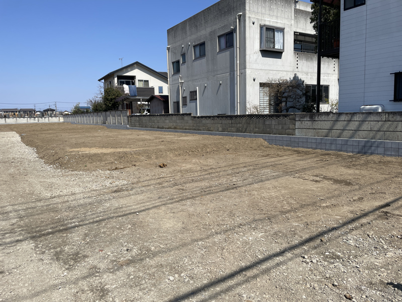 藤井上組（全3区画）3号地：2026年3/21月撮影
