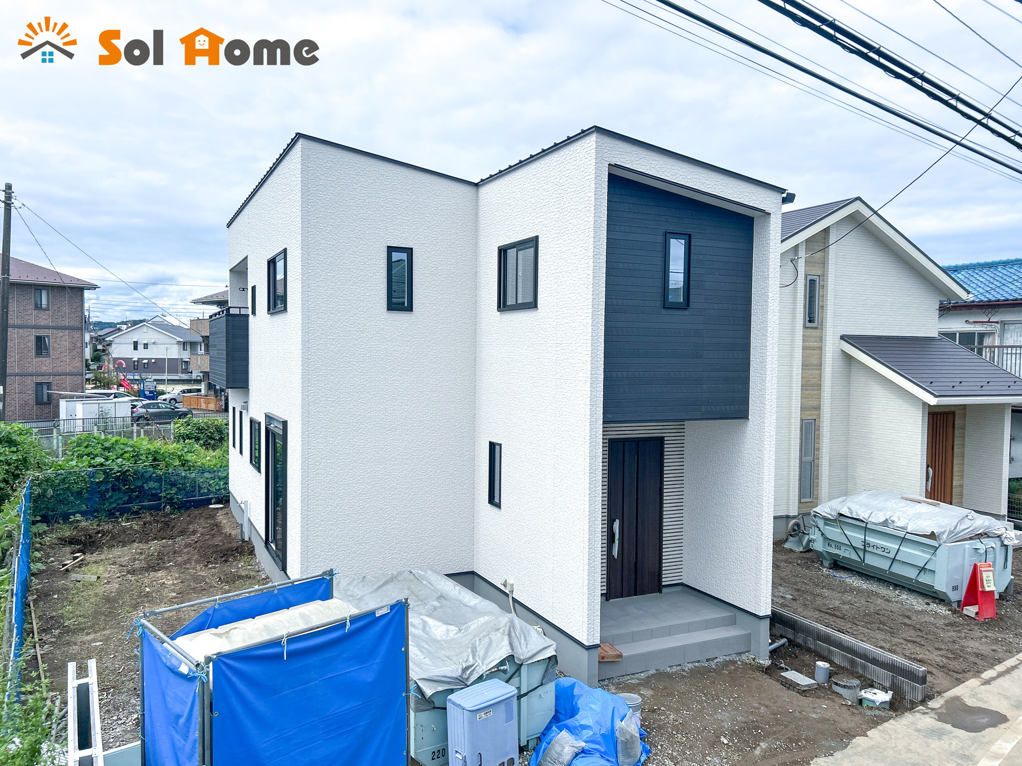 高崎市下之城町第10期　新築住宅全2棟の外観|◆本日のご案内も大歓迎です♪◆ 図面や写真では分からない部分を不動産のプロが丁寧にご説明いたします！！ソルホームはいつでもお問い合わせをお待ちしております♪