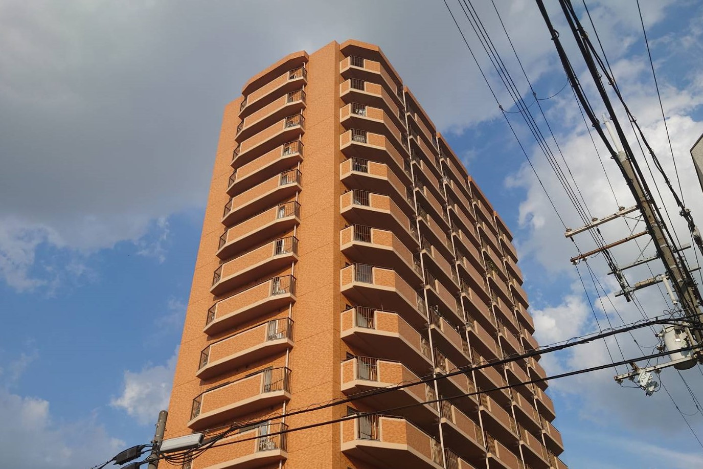 ライオンズマンション平野の外観