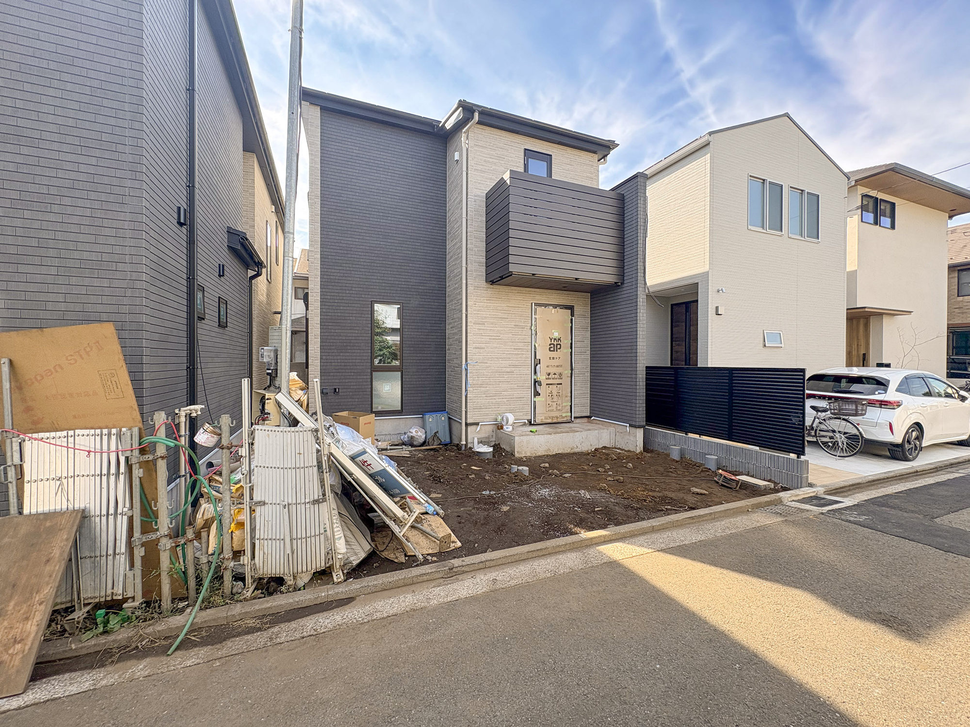 新築分譲［ミラクラス境南町Ⅲ］の前面道路含む現地写真|現地写真（2026年9月撮影）