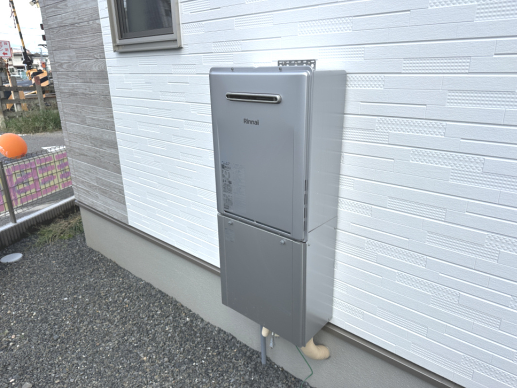 宇都宮市日の出１丁目の新築一戸建の発電・温水設備|月々のガス代が優しい高効率給湯器♪、都市ガスエリアで光熱費も削減できます！