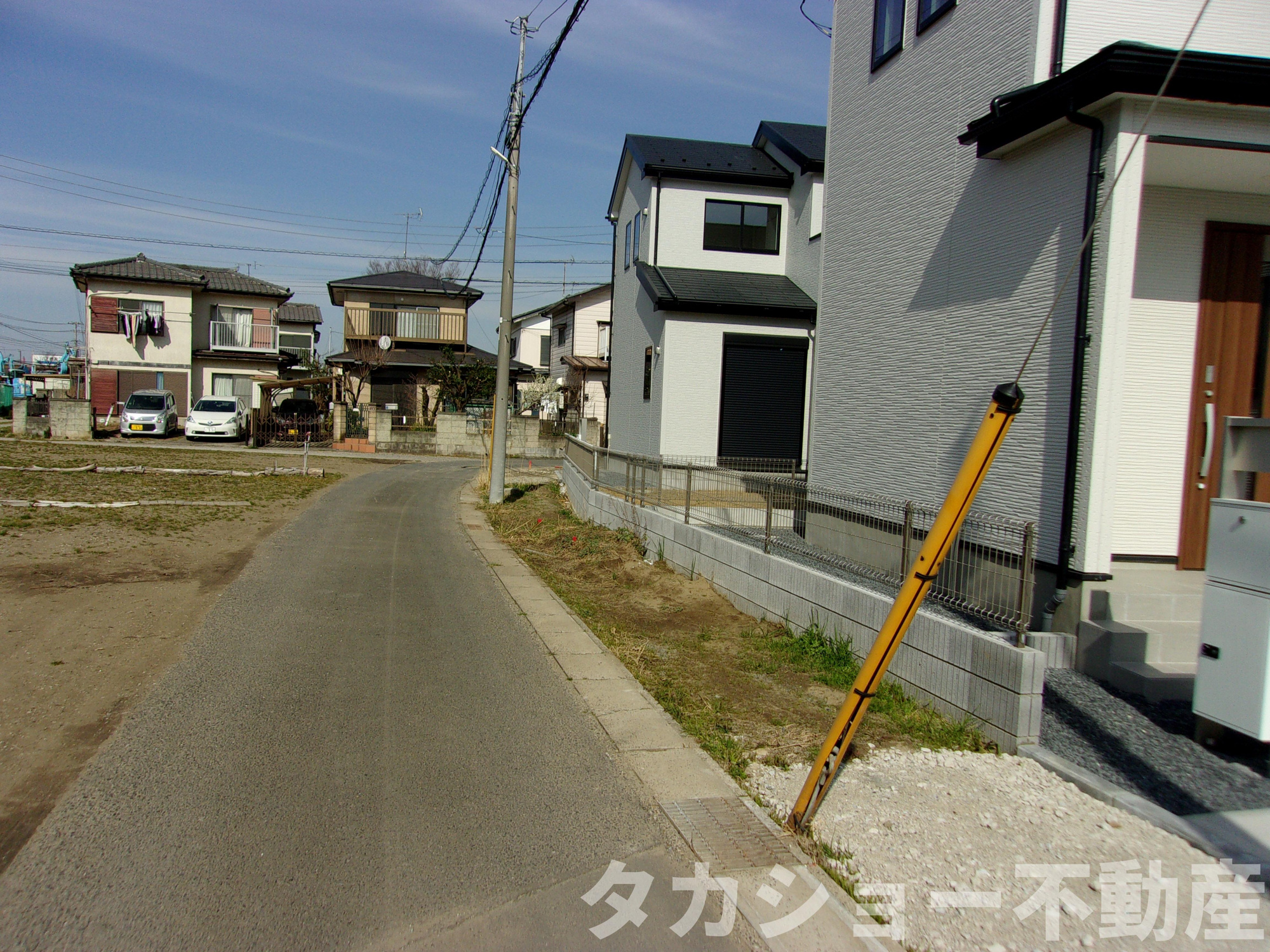 市原市青柳22-1期　全2棟の前面道路含む現地写真|前面道路含む現地写真です