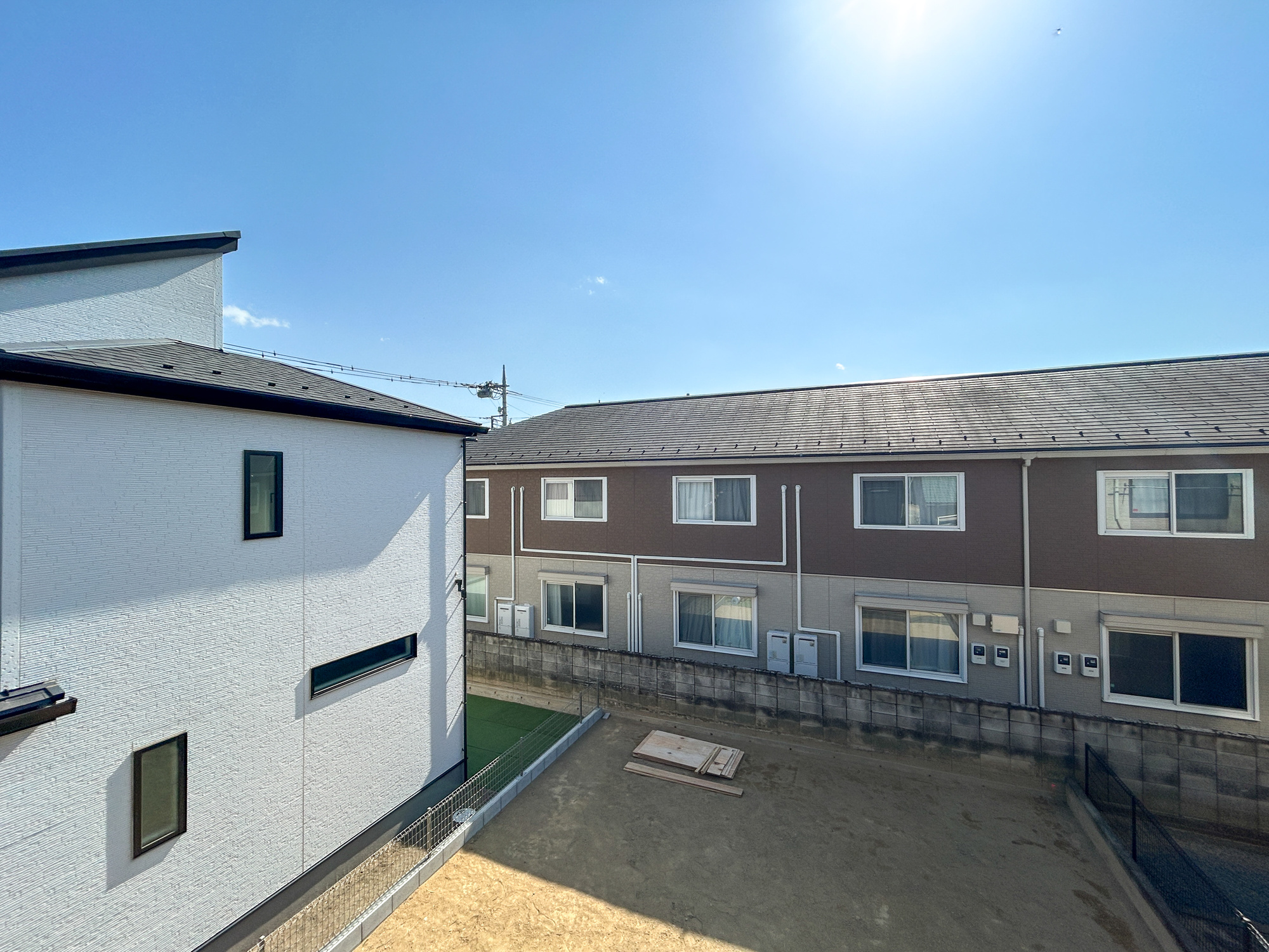 前橋市関根町　新築住宅全3棟の展望|見晴らしの良い眺望は開放感たっぷり♪