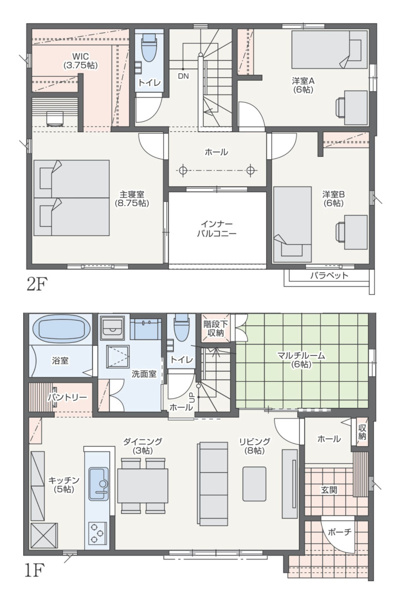 玉井南2丁目　間取図