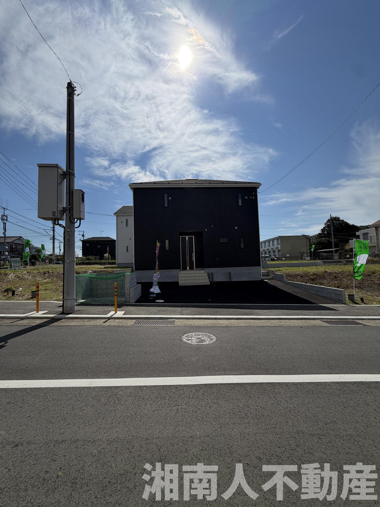 小田原市小船第14　新築戸建て　1号棟の外観|外観は落ち着いています
