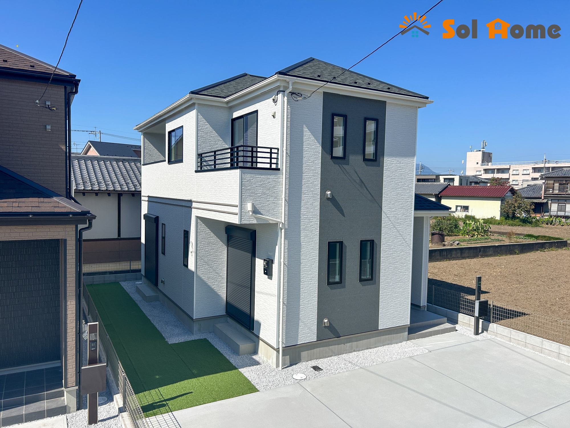 高崎市小八木町　新築住宅全2棟の外観|◆本日のご案内も大歓迎です♪◆ 図面や写真では分からない部分を不動産のプロが丁寧にご説明いたします！！ソルホームはいつでもお問い合わせをお待ちしております♪