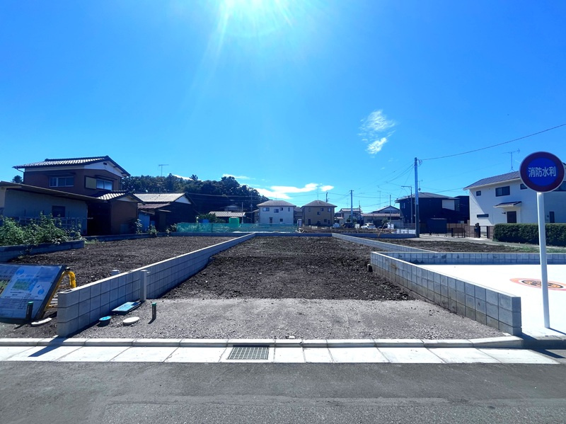 行田市桜町２丁目７区画　現地写真　２号地　　正面