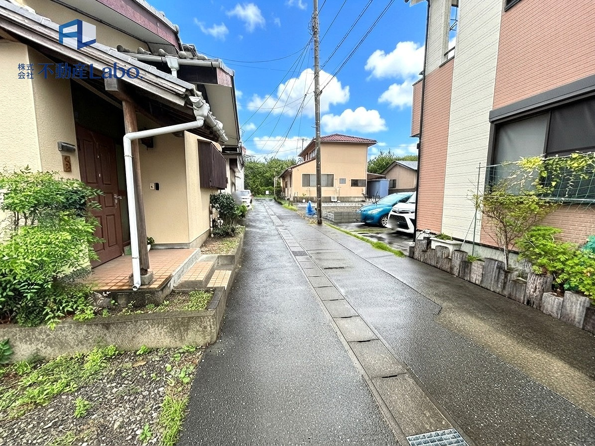 リーブルガーデン　沼津市西間門　2期　全1棟の前面道路含む現地写真|完成に向けて工事が着々と進行中♪
現地では建設の様子をご覧いただけます♪