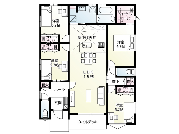 【３号棟：間取り図】