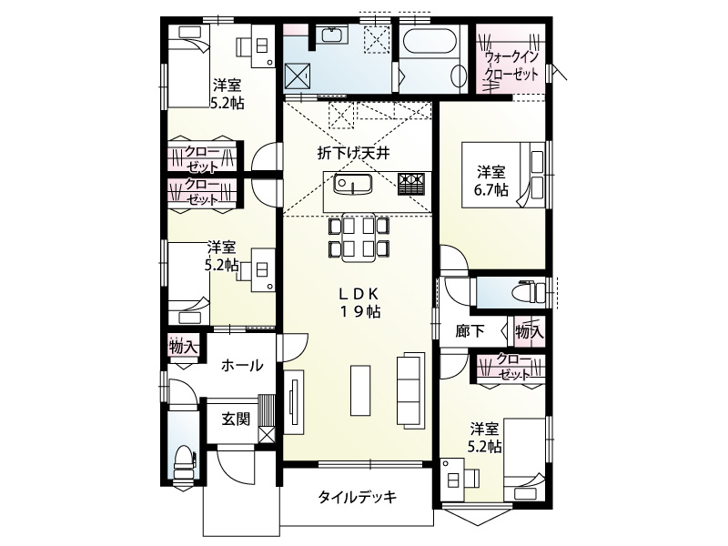 【３号棟：間取り図】