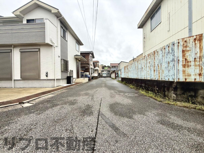 柏市船戸の売地の前面道路含む現地写真|国道16号線や柏ICへのアクセスもしやすく、車でのお出かけや通勤にも便利な立地です！