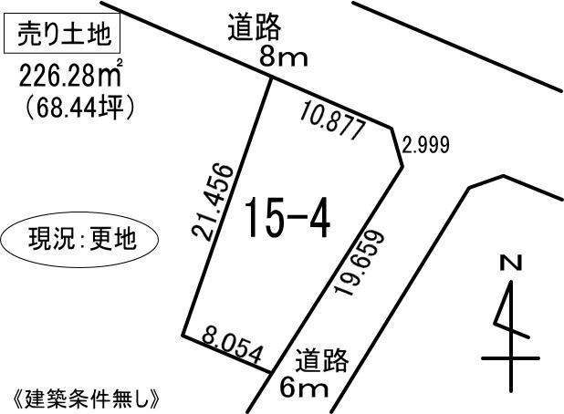 室蘭市陣屋町4丁目15-4　土地の外観