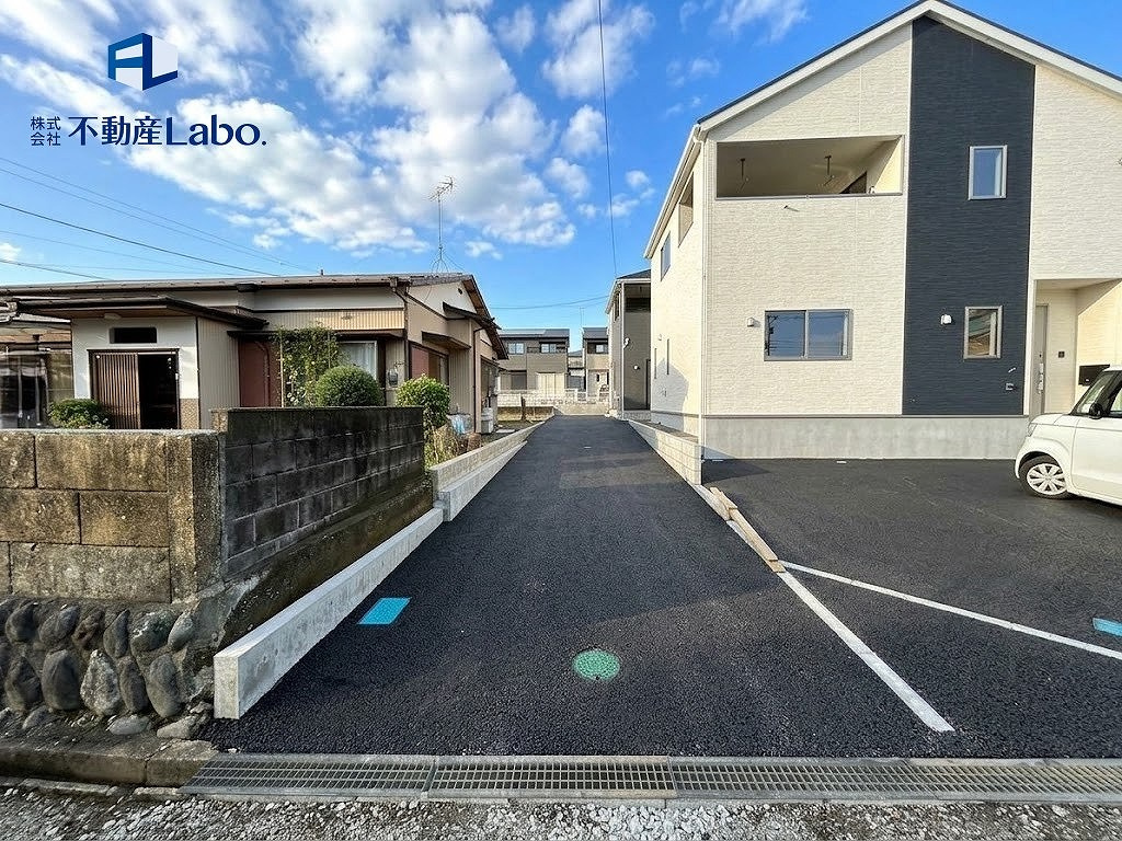 クレイドルガーデン　　富士宮市城北町第2　　全2棟の前面道路含む現地写真|周辺環境もぜひ直接現地でお確かめください♪