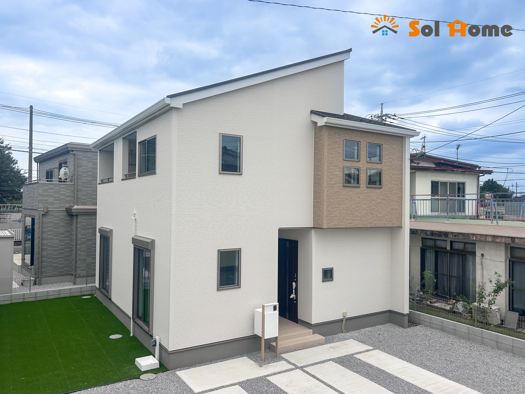 前橋市駒形町3期　新築住宅全1棟の外観|◆本日のご案内も大歓迎です♪◆ 図面や写真では分からない部分を不動産のプロが丁寧にご説明いたします！！ 年中無休のソルホームはいつでもお問い合わせをお待ちしております♪
