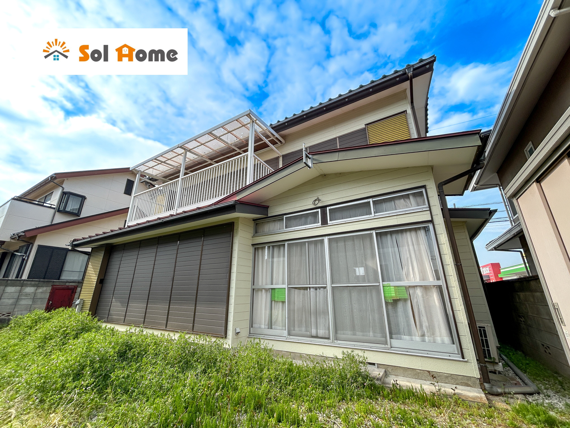 前橋市下新田町　中古戸建の外観|◆本日のご案内も大歓迎です♪◆ 図面や写真では分からない部分を不動産のプロが丁寧にご説明いたします！！ 年中無休のソルホームはいつでもお問い合わせをお待ちしております♪
