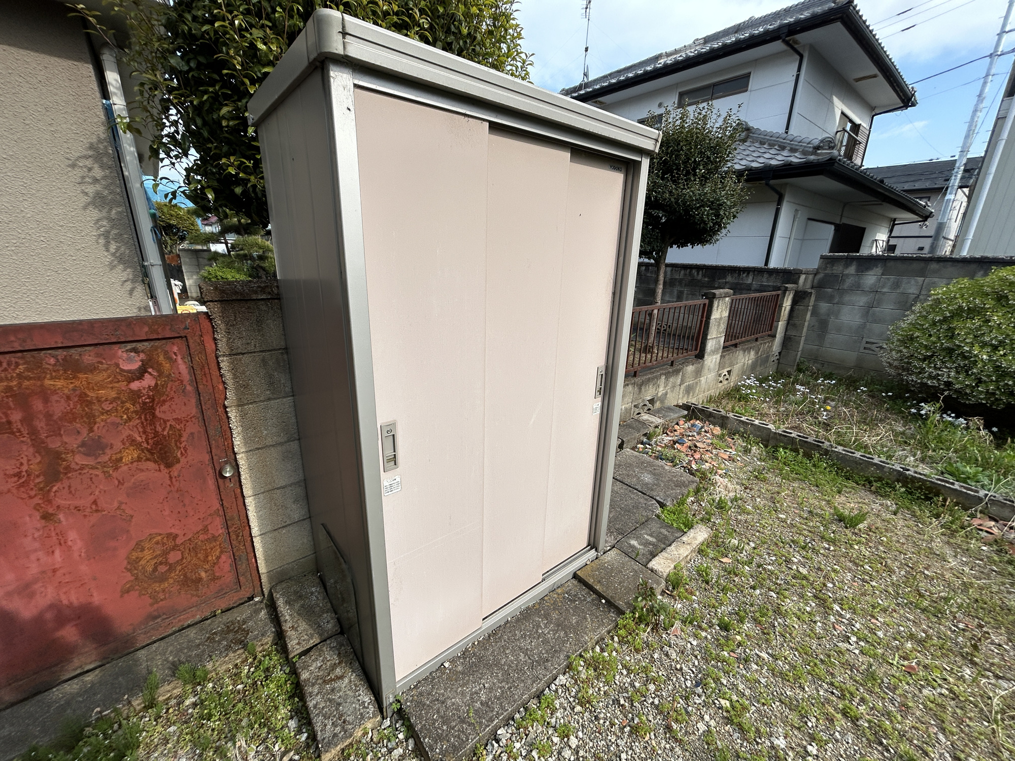 前橋市下新田町　中古戸建の収納|外物置にはシーズンオフしたタイヤや趣味道具など♪